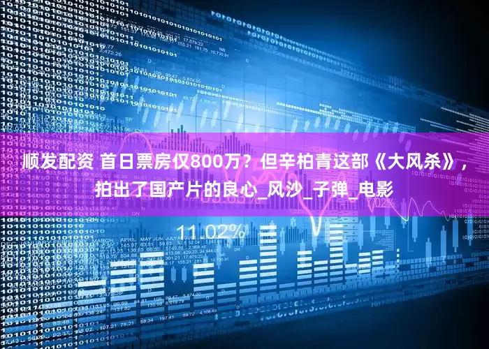 顺发配资 首日票房仅800万？但辛柏青这部《大风杀》，拍出了国产片的良心_风沙_子弹_电影